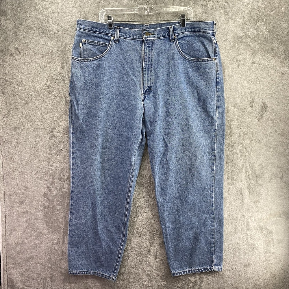 Vintage L.L.Bean Double L Natural Fit Jeans Men's 42x28 Light Wash